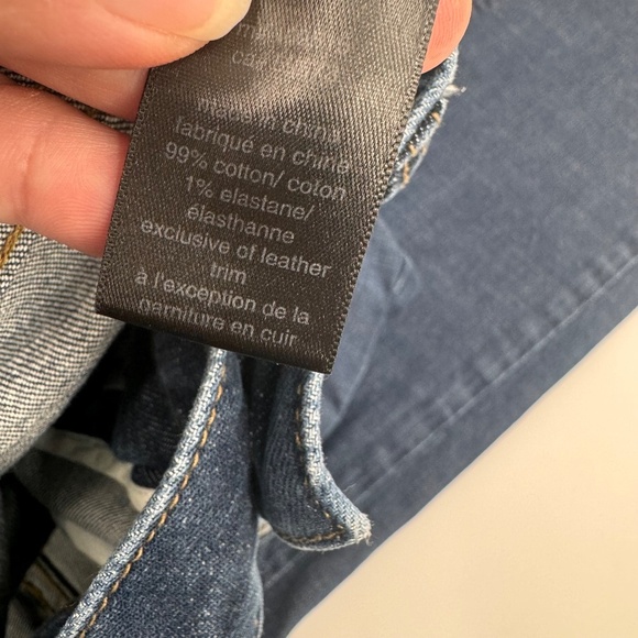 John Varvatos Jeans Men 28 Blue Star USA Denim Dark Wash Classic Straight Leg - Picture 10 of 14